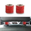 Interior Decorations Balight 1PCS Seat Rod Diamond Ring Car-styling Car Ornament Crystal Headrest Collar Decor Moulding