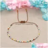 ビーズストランドvlen mticolor miyuki delica bead bracelet tiny可bracetelet