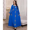 Vêtements ethniques musulman Ramadan Eid broderie Abaya islamique longue Robe femmes arabe Maxi Robe caftan moyen-orient dubaï turc printemps