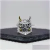 Cluster Ringe Herren Dämon Maske Fangs Ring Hip Hop Mode Party Prom Schmuck Geschenk Drop Lieferung Dh97I