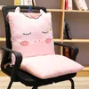 Kudde Cartoon Animal Short Plush Office Chair Soft Tjockad midja Support S Washable Student Bumat Löstagbart