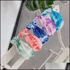 Headbands Cross Knotted Tiedye Hairband Headband Hair Hoop Wide Women Cute Fashion Accessory Headwear Bezel Elastic Bands Drop Deliv Ot7Vo