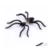 Stud Fashion Jewelry Single Piece Earring For Women Black Spider Earrings Drop Delivery DHZ36