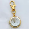 Taschenuhren 10 teile/los Gemischte Masse Silber Gold Bronze Retro Schlüsselanhänger Uhr Clip Verschluss Quarz Party Geschenke GL52MT