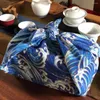 Embrulhado de presente bento pano de pano japonês lenço de estilo capa decorativa