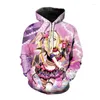 Men's Hoodies Anime Kawaii Girl Printing Hooded Sweatshirt Love Live 3D Print Men Women Fashion Pullover Hoodie Tops Coat Unisex Hoody