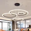 Pendant Lamps Modern Ring LED Lighting Home Ceiling Mounted In Living Room Bedroom Lights Dining Kitchen