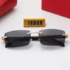 Luxury Designer Sunglasses for Women Shade Man Carti Buffalo Horn Sun Glasses Universal Fashion Square Texture Mirror Frame Summer Goggles C