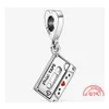 Charms 925 Sterling Sier Red Enamel Nostalgic Cassette Dangle Charm Fit Pandora Bracelet Diy Jewelry Accessories Drop Delivery Findi Dhcky