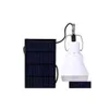 Lampadaire solaire S1200 15W 130Lm Portable LED BB Jardin Alimenté Lampe à énergie chargée de haute qualité Drop Livraison Lumières Éclairage RE A Ottkf