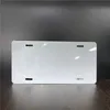 12x6inches Sublimation Metal Car License Plate Heat Transfer Blank Consumables Printing DIY Aluminum Plate bb0129