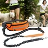 Hondenkragen handsvrije riem met ritszak duurzame reflecterende bungee voor middelgrote tot grote honden die joggen en rennen