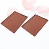 Table Mats 2pcs Silicone Baking Eco-friendly Cake Pads Outils multifonctionnels pour la cuisine à domicile (café)