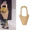 Opakowanie prezentów Creative Valentine Day Opakowanie pudełko Bukiet Florystę Klorystykę z uchwytem Kraft Paper Flower Bag