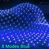 Strings LED Net Curtain Mesh Fairy String Light Christmas 3x2m 192Led Party Wedding Year Garland Outdoor Garden Decoration Tail Plug