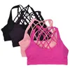 Gymkläder Kvinnor Cross Yoga Sports BH Sport Top BH för kvinnlig brassiere Kvinna Fitness Tops Bras Active Wear Weans's