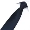 Bow Ties High Quality 2023 Designers Brands Fashion Business 7cm Slim For Men Navy Blue Slips Bröllop Formell med presentförpackning