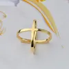 Broszki krzyżowe szkliwo podwójne pierścień biżuterii Broatka Broatka Bramki klamra stanika szalik samica