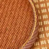 Pillow 40 40cm/45 45cm Rattan Mats Natural Straw Woven Chair Summer Cool Seat For Home Cover Pad