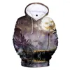 Heren Hoodies Halloween Lambert 3D -geprinte vrouwen/mannen mode lange mouw sweatshirt met capuchon 2023 Casual streetwear kleren