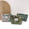 Cosmetic Bags Corduroy Bag Coin Purse Floral Money Wallet Portable Women Small Pouch Makeup Organizer Case Lipstick Storage