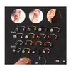 Dangle Lustre 1 PCS Mignon Petit Zircon Boucle D'oreille Mode Boule Ronde Oreilles Cartilage Piercing Cristal Cshape Nez Stud Bijoux Dhrql