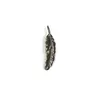 Brooches Europe And The United States Retro Metal Small Feather Brooch Men's Suits Silver Wholesale