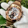 WristWatches Reef Tiger/RT Luminous Sport Automatyczne zegarki dla mężczyzn Steel Tourbillon Rok Miesiąc Kalendarz Sapphire Waterproof Clock RGA703