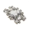 Anklets 1PC Alloy Shoes Clips Rhinestone Crystal Shoe Buckle Bridal Wedding Decor