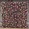 Decorative Flowers TONGFENG Mixcolor Wedding Party Backdrop Decoration Artificial Silk Rose Room Home Wreath 3D Roll Up Cloth Fabric Flower