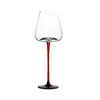 Wine Glasses 4/2/1Pcs Light Luxury 250-600ml Crystal Bevel Concave Bottom Red Glass Handmade Goblet Champagne Cup Artwork Drinkware Gift