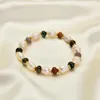 Bracelet bohémien en perles d'eau douce naturelles baroques pour femmes, breloque tendance, pierre, bijoux faits à la main, cadeau d'anniversaire