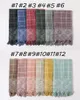 Scarves Selling Plain Embroidered Cotton Scarf Floral Tassel Tie-dyed Shawl Muslim Women Hijab Plaid Stoles