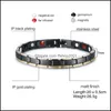 Bangle 316L Stainless Steel Health Energy Bracelet Men S Titanium Bio Magnetic Therapy Power Womens For Couple Fashion Jewelry Drop Otrzx