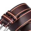 Belts Peikong Cow Genuine Leather Luxury Strap Male For Men Designer Fashion Classice Vintage Pin Buckle High Quality