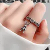 Anneaux de cluster Arrivée 925 Sterling Silver Sweet Belle Animal Dames Party Bague Bijoux Promotion Cadeau pour les femmes petite amie