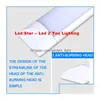 Led Tubes Surface Mounted Batten Double Row Lights 1Ft 2Ft 3Ft 4Ft T8 Fixture Purificati Triproof Light Tube 20W 40W Ac 110240V Drop Otlib