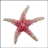 Pins Brooches Simple Drip Oil Gardenia Starfish Lip Lipstick Cat Animals Brooch Pin Female Clothing Decoration Jewelry Drop Delivery Otasn