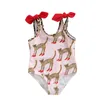 Baby Girl Swimwear OnePieces Kids Designer Swimsuits Children Bikinis Fashion Letter Printed Swim Suits Clothes2723350