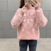 Kobiety swetry moda 2023 Kobiety jesienne zimowe sweter pulloby ciepłe dzianiny pullover lady