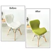 Chair Covers 1/2/4/6 Pcs Dining Cover Elastic Bar Stool Slipcovers Armless Curve Protector For Home Restaurant Coffee Solid Color