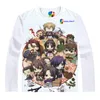 Herr t-skjortor coolprint anime skjorta hakuouki hakuoki t-shirts multi-stil långa toshizo hijikata hajime saito cosplay motivs kawaii