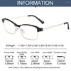 Sunglasses Half Frame Reading Glasses Anti-UV Blue Rays Presbyopic Eyewear Male Female Far Sight With Strength 1.0- 4.0 Wholesale