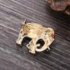 Brooches 2023 Brooch Animal Series Cute Elephant Painting Oil For Women Coat Dressing