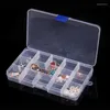 Jewelry Pouches Container Plastic Box Organizer Bead Screw Holder Case Practical Adjustable Compartment Earring Packaging 24 Grids 1pcs