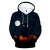 Sweats à capuche pour hommes Halloween Sweatshirts série d'horreur Cosplay 3D sweat à capuche pour enfants Europe et amérique