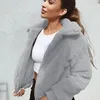 Women's Jackets Women Coat 2023 Winter Solid Color Pattern Warm Velvet Teddy Jacket Top Long-Sleeved Furry Street Style Slim Type Jj101