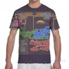 Magliette da uomo Super Metroid Map T-shirt da uomo Donna Stampa all over Fashion Girl Shirt Boy Tops Tees Magliette a maniche corte