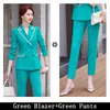 Women's Two Piece Pants Women Fashion Suits High End Business Temperament Slim Formal Blazer And 2023 Autumn Office Ladies Work Wear