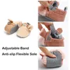 First Walkers Infant Baby Boys Girls Slipper Stay on Non Slip Sole Sole Born Born Borndies Toddler Walker Crib House Shoes من 0 إلى 18 شهرًا